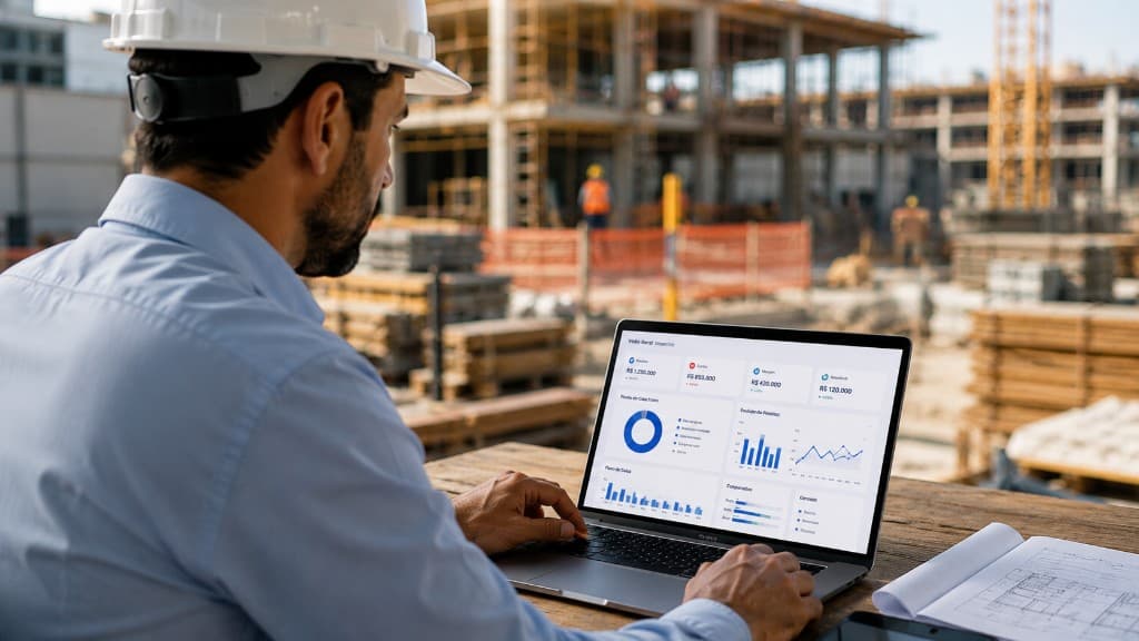 Dashboard de saúde financeira OBRAXS