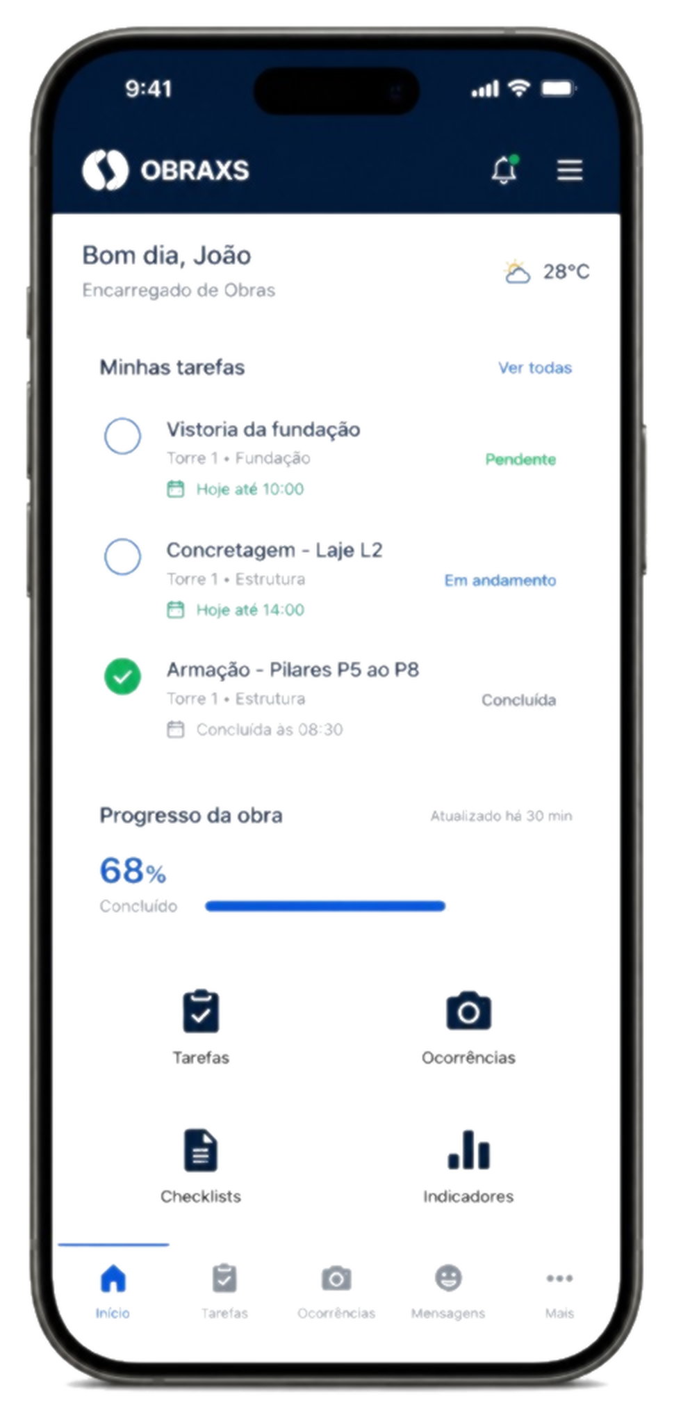 App GlobalTask OBRAXS